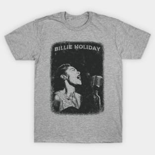 Vintage Distressed Billie Holiday T-Shirt